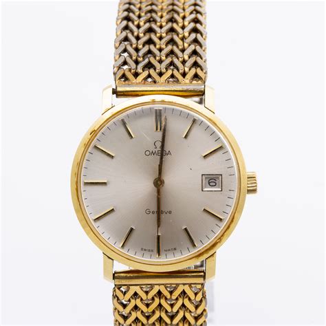 omega 14 karat gold watch